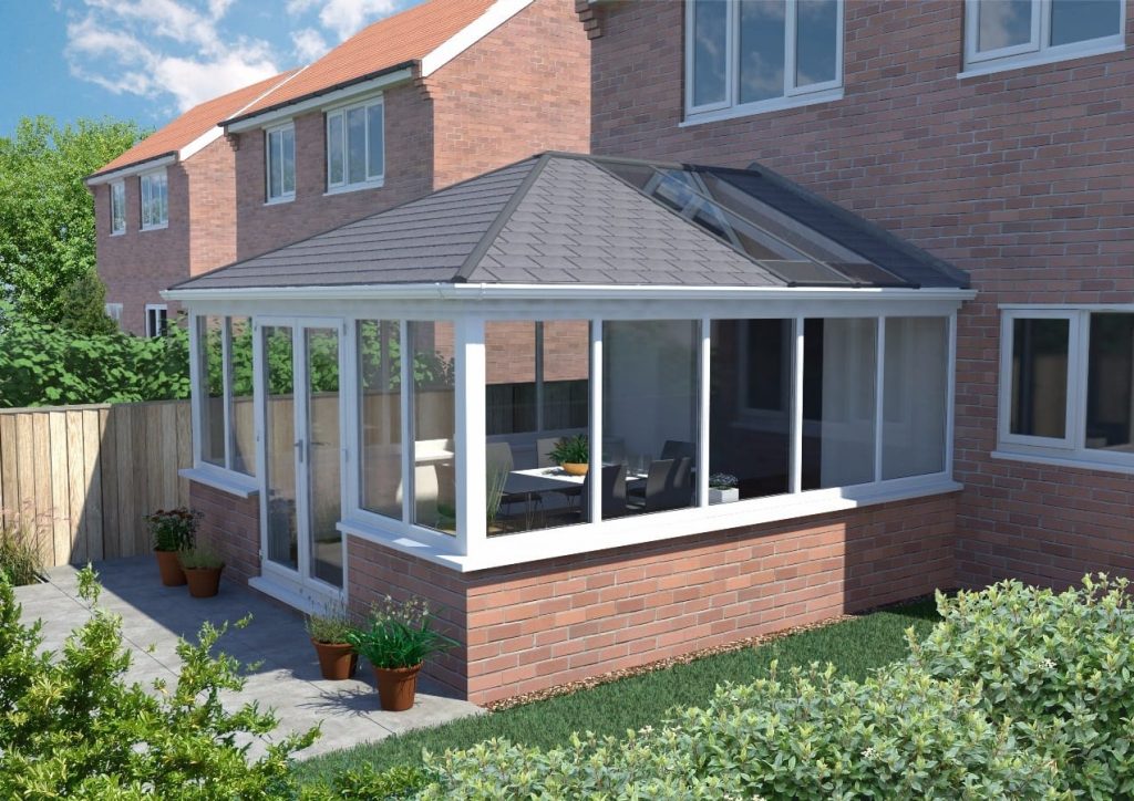 How to Reduce Rain Noise on a Conservatory Roof 1 Tiled conservatory roof in Cheltenham