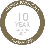 10 Year Glazing Unit Guarantee Badge