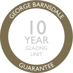 George Barnsdale 7 10 Year Glazing Unit Guarantee Badge