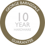 George Barnsdale 8 10 Year Hardware Guarantee Badge