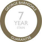 George Barnsdale 5 7 Year Stain Guarantee Badge