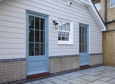 side view of doors