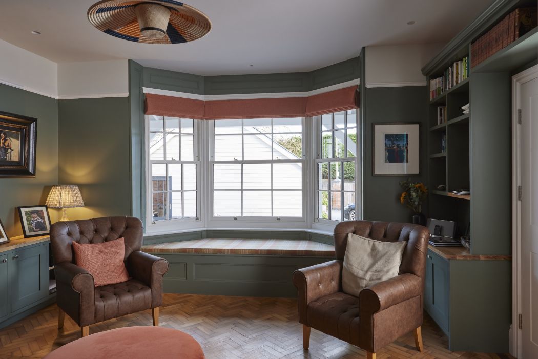 internal view of bay window