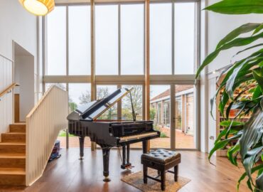 piano in a extension completed by QBD