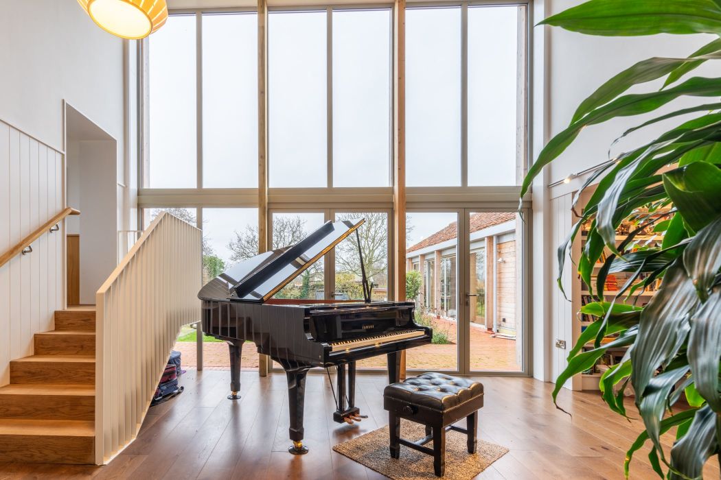 piano in a extension completed by QBD